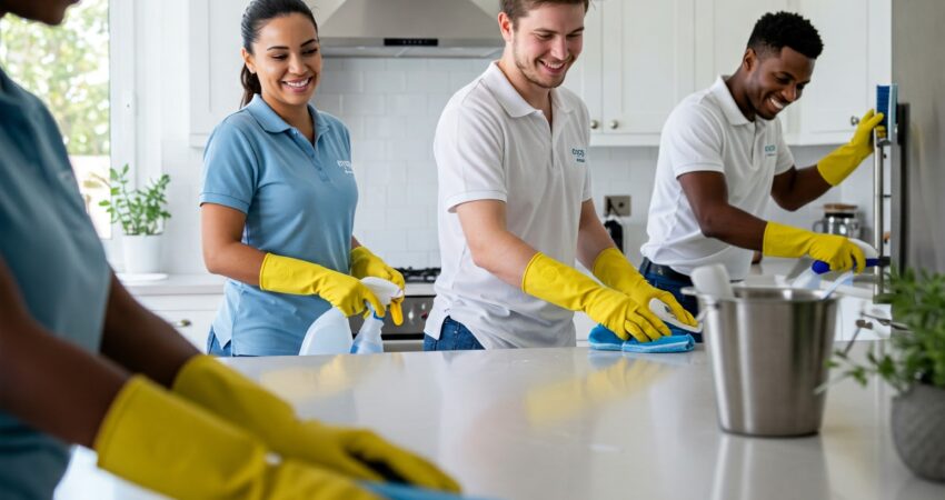 Kleen Geek team performing professional residential cleaning in Gatineau