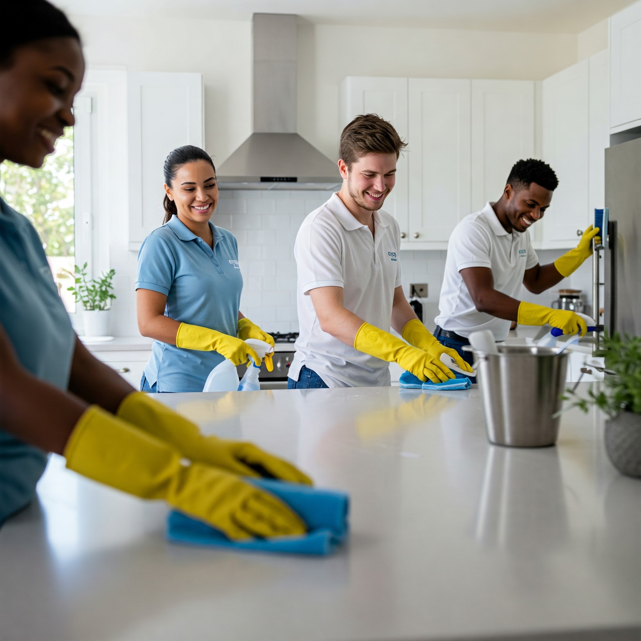 Kleen Geek team performing professional residential cleaning in Gatineau