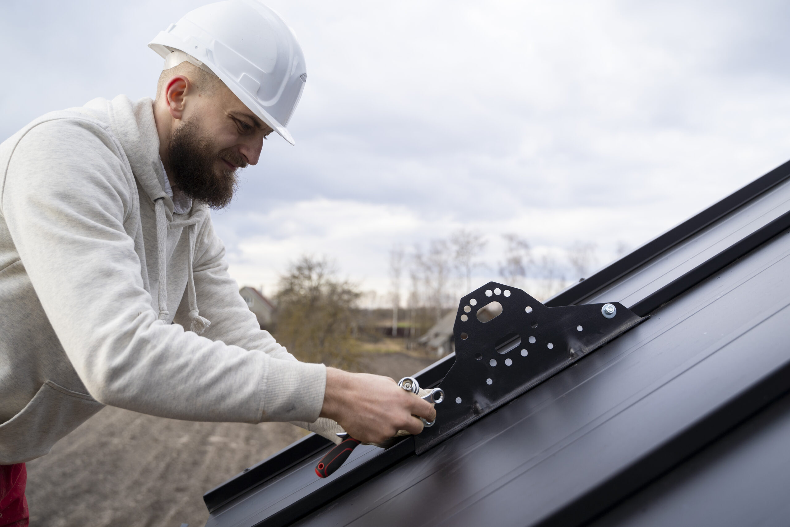 Professional gutter and siding cleaning service on a two-story home in Ottawa.
